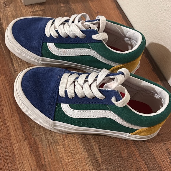 Vans Other - Vans Kids Sneakers - Blue, Green, and Gold